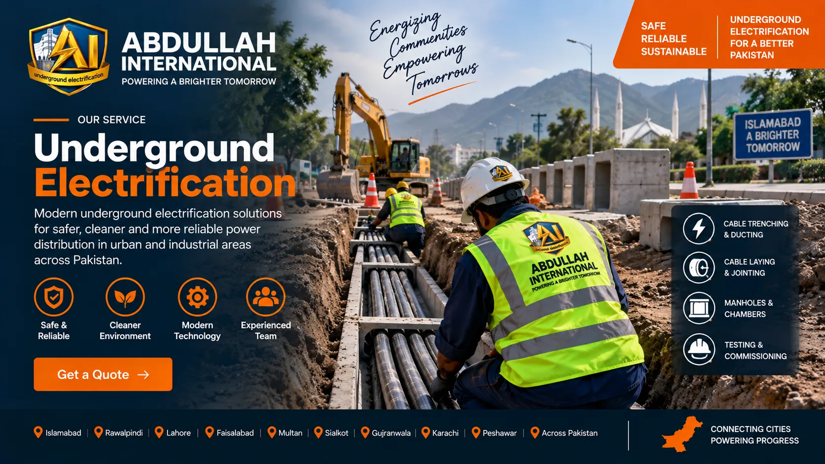 Underground Electrification in Islamabad