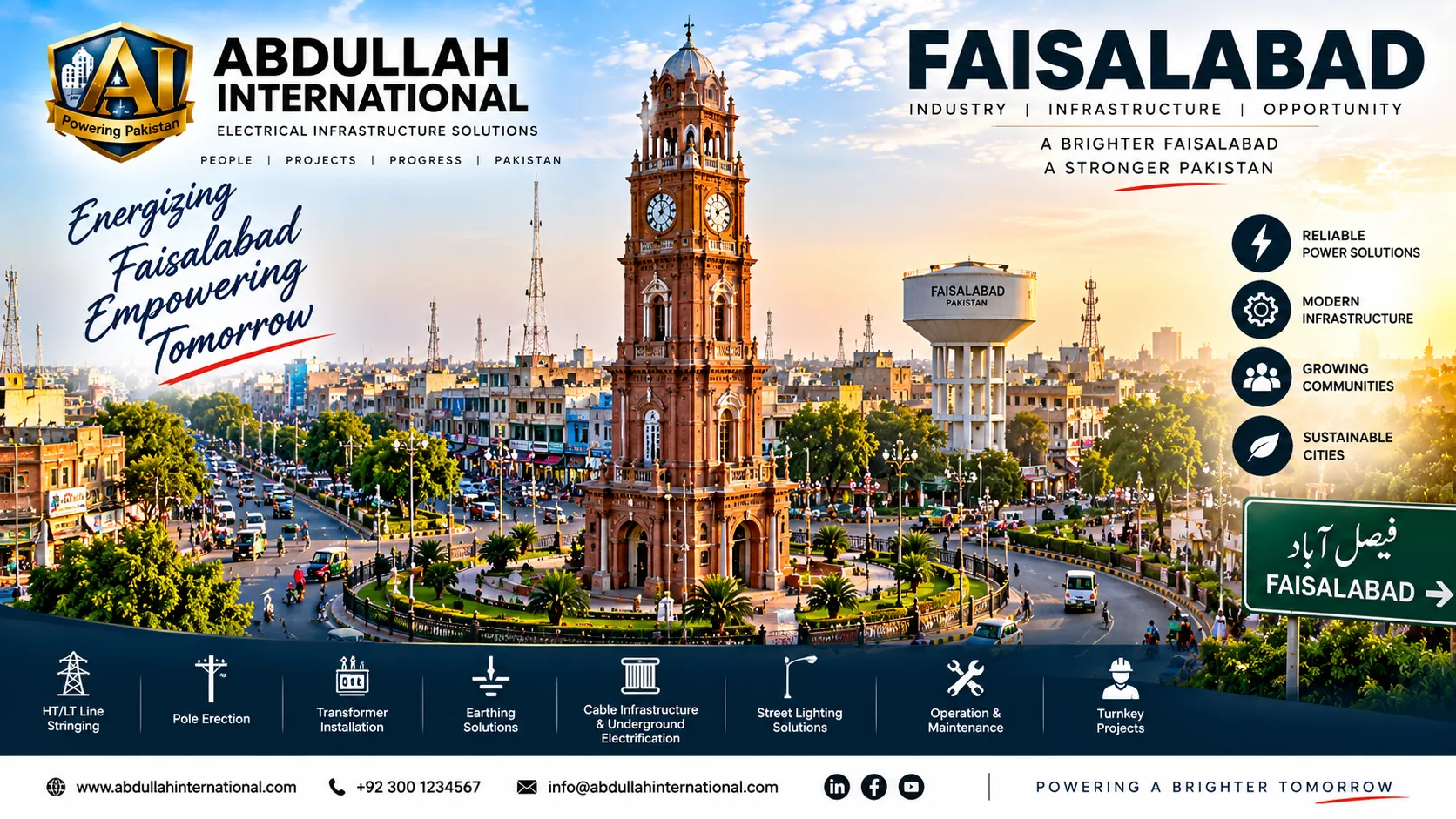 Electrical Infrastructure in Faisalabad