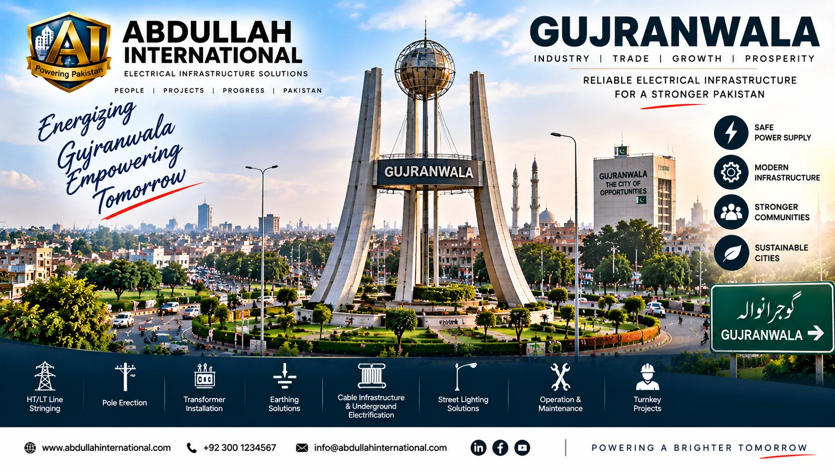 Electrical Infrastructure in Gujranwala