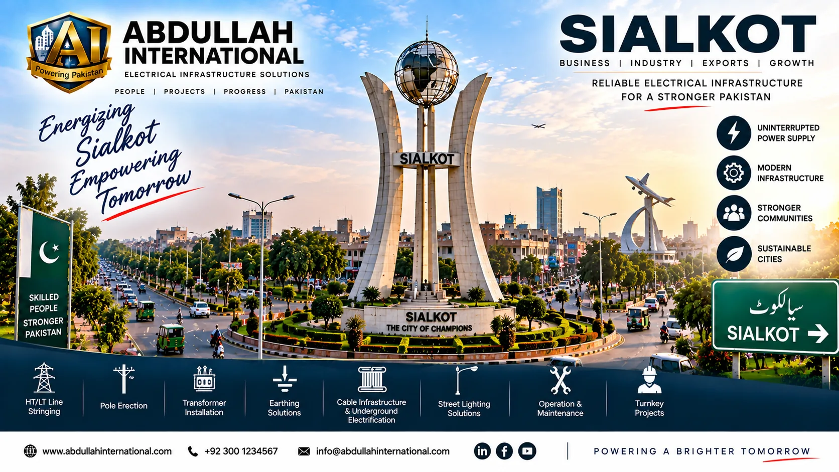 Electrical Infrastructure in Sialkot